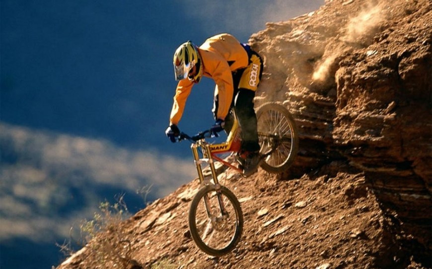 Mountain biking